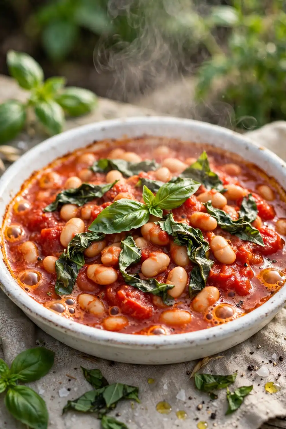 white bean tomato bake 14
