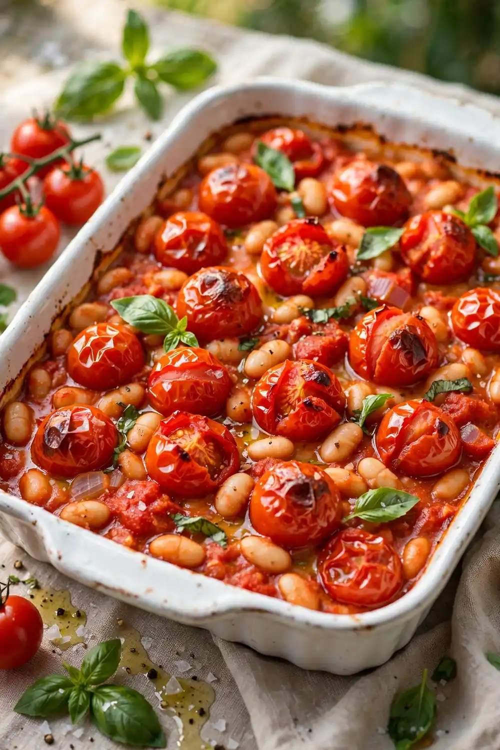 white bean tomato bake 22