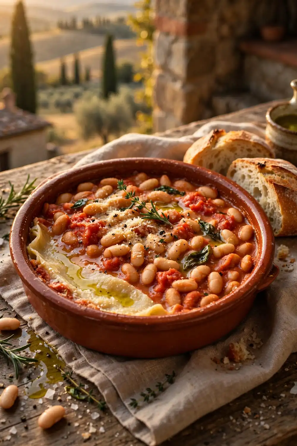 white bean tomato bake 23