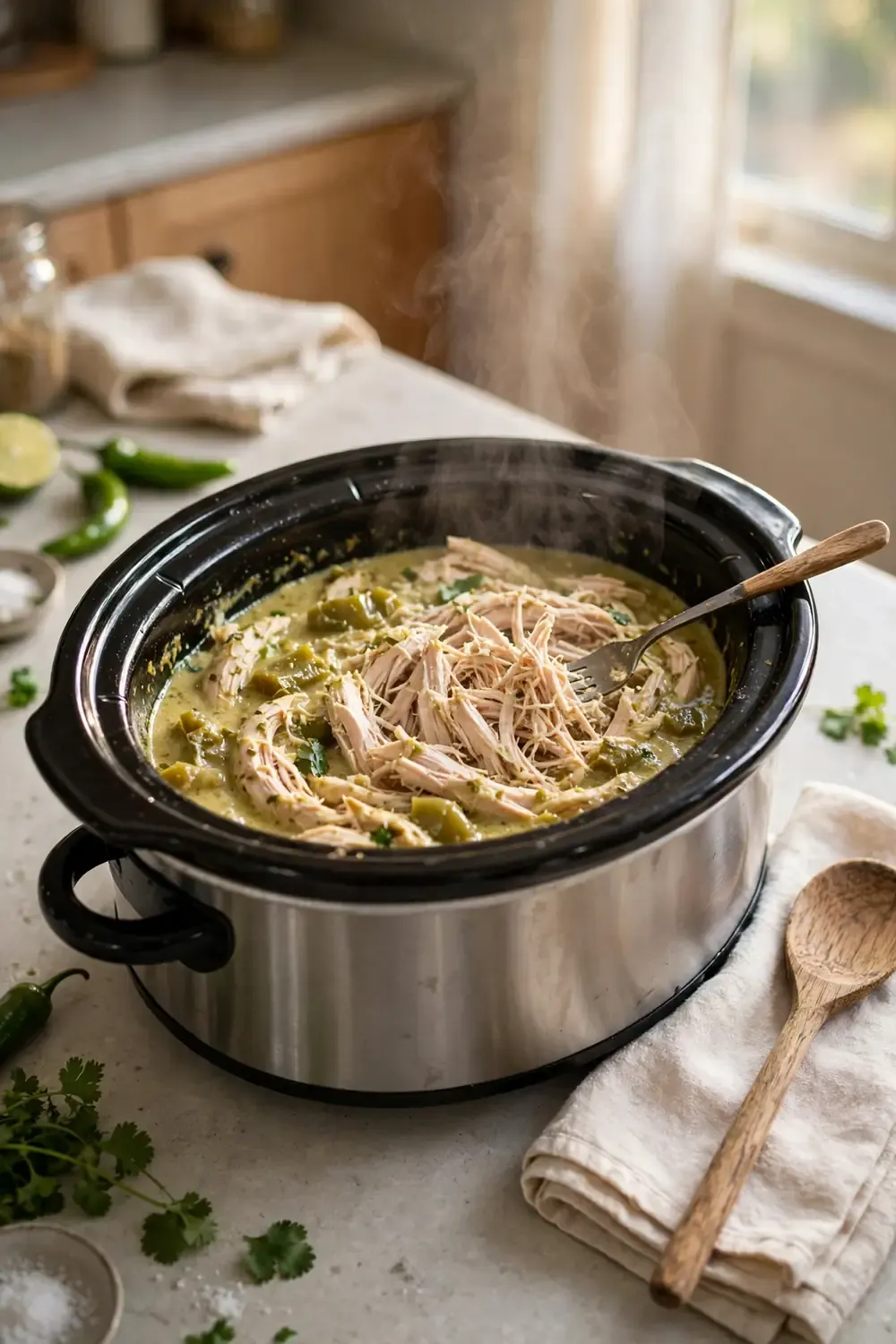 White Chicken Enchiladas 07