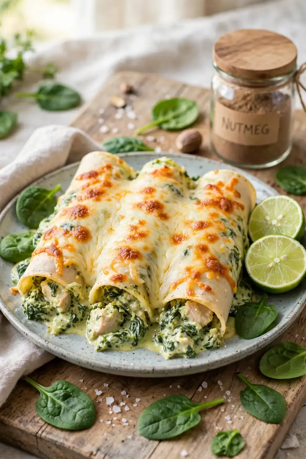 White Chicken Enchiladas 09