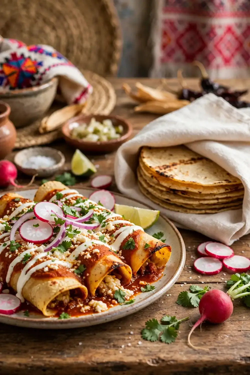 White Chicken Enchiladas 10
