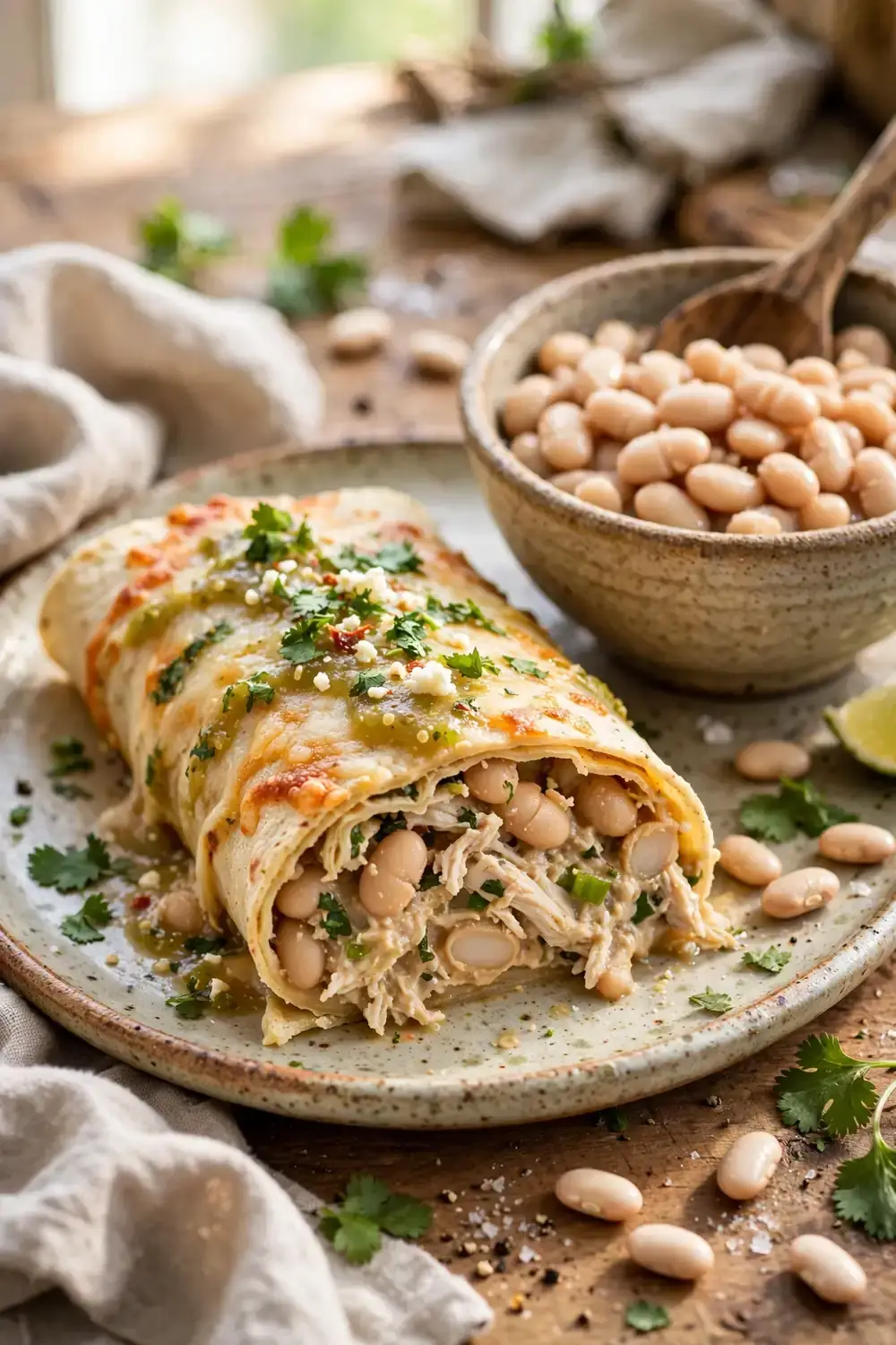 White Chicken Enchiladas 11