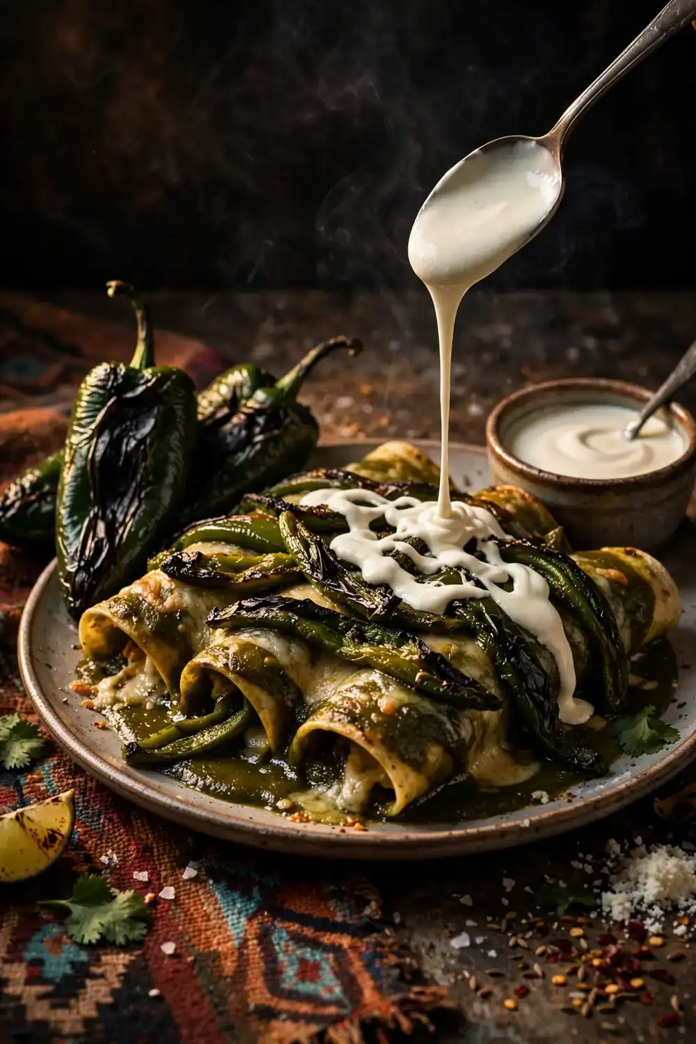 White Chicken Enchiladas 13