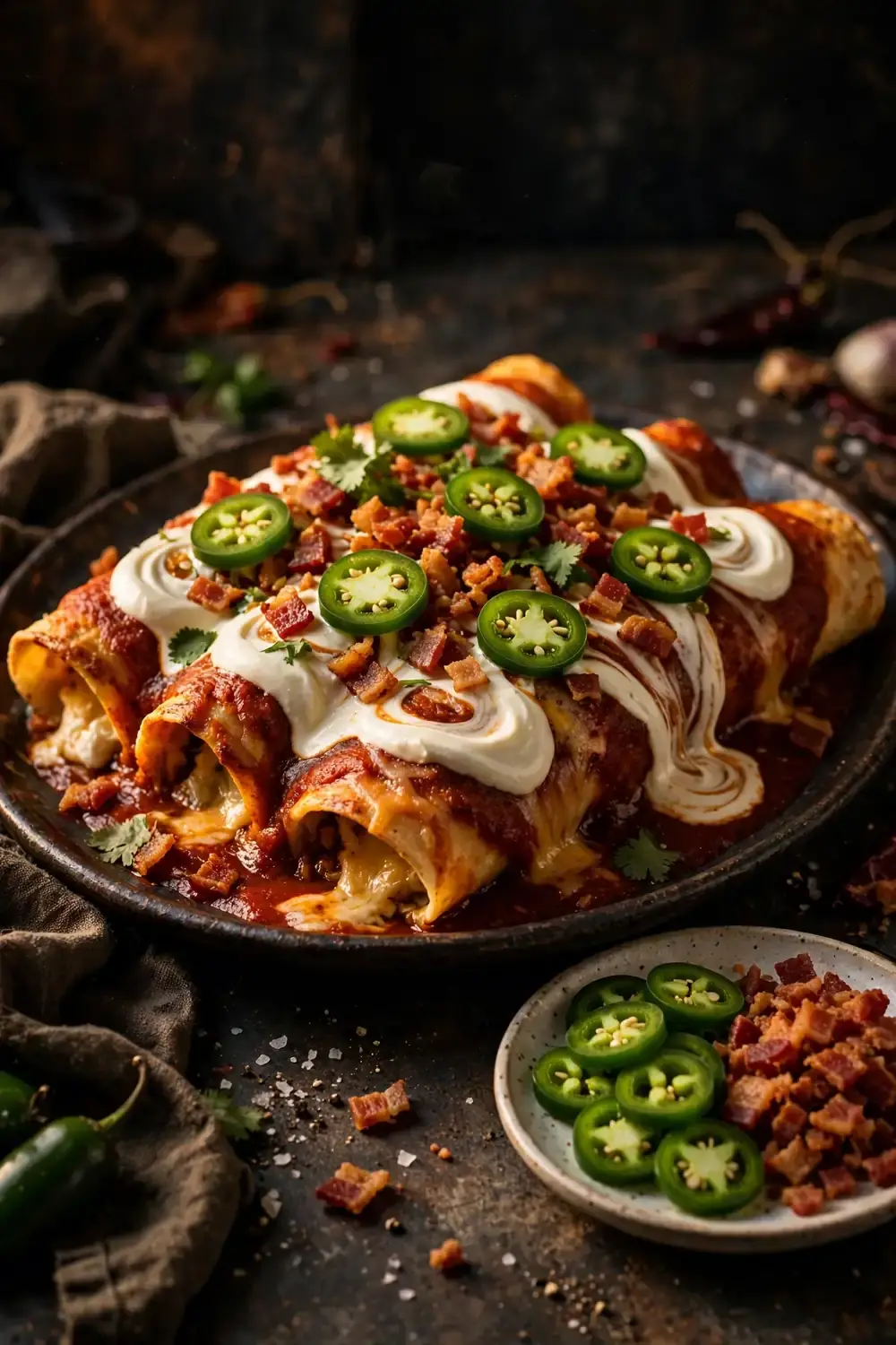 White Chicken Enchiladas 18