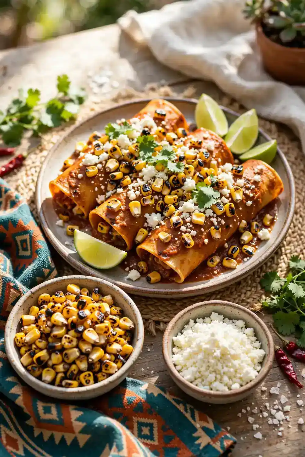 White Chicken Enchiladas 19