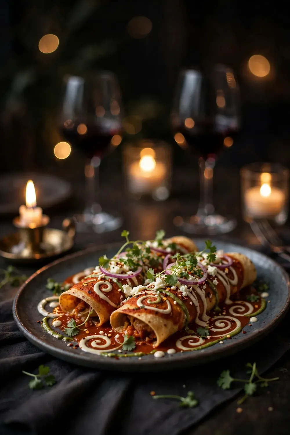 White Chicken Enchiladas 21