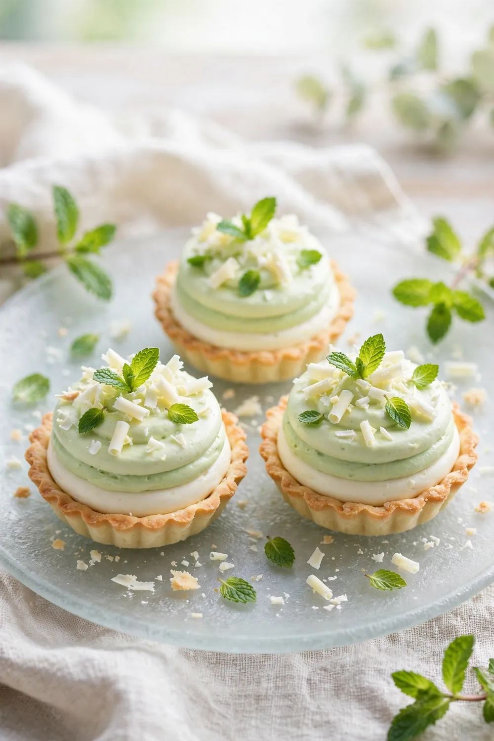 white chocolate mousse tartlets 12